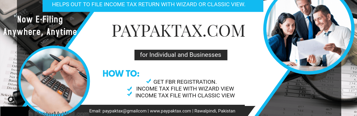 PayPakTax: How to file income tax return 2020 in Pakistan